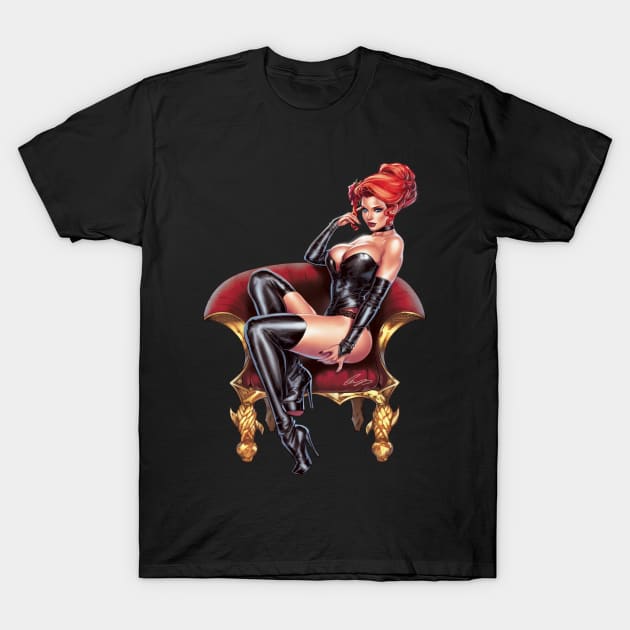 Red Queen T-Shirt by Eliaschatzoudis